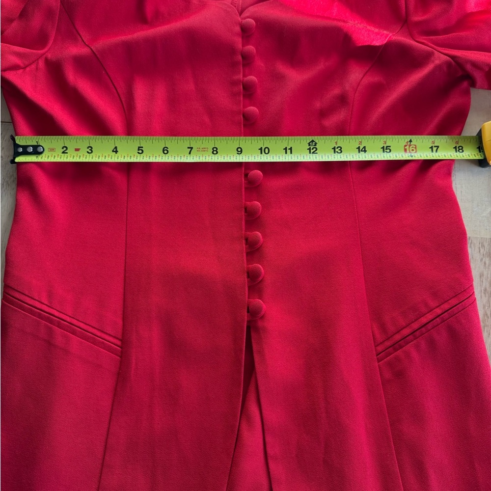 Vintage Red Women's Suit - Picture 9 of 11